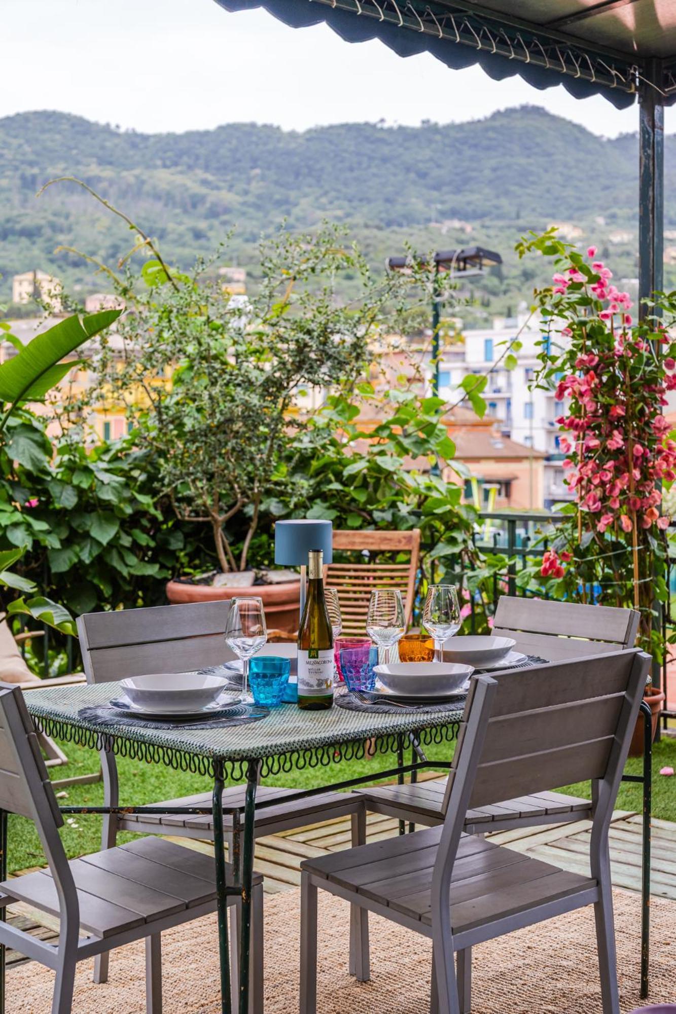 Terrazza Portofino Splendido Appartamento Con Piscina Idromassaggio - Parcheggio Gratis Santa Margherita Ligure Exterior photo