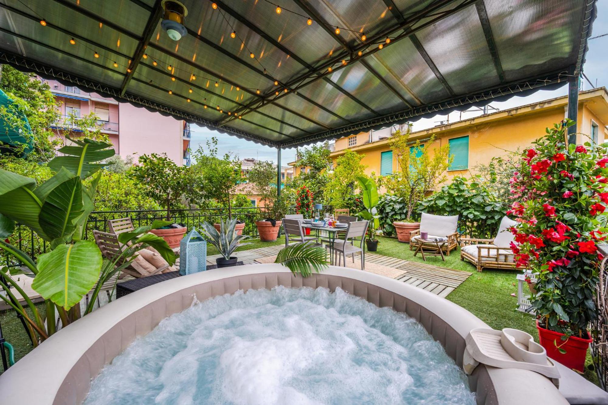 Terrazza Portofino Splendido Appartamento Con Piscina Idromassaggio - Parcheggio Gratis Santa Margherita Ligure Exterior photo
